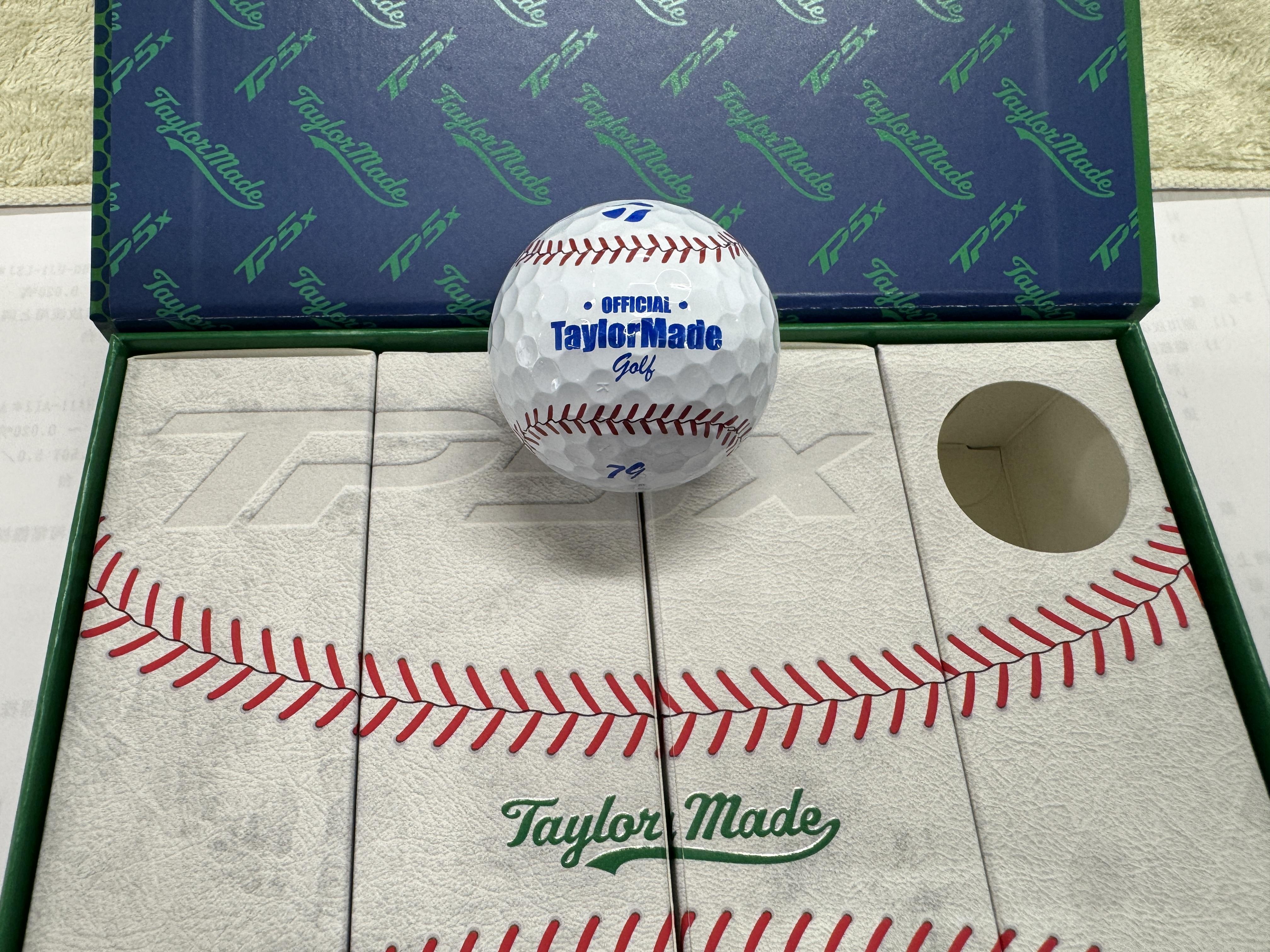 テーラーメイド TP5X 26 限定 baseball 野球 ゴルフボール 限定品】TP5/TP5x pix Baseball ゴルフボール